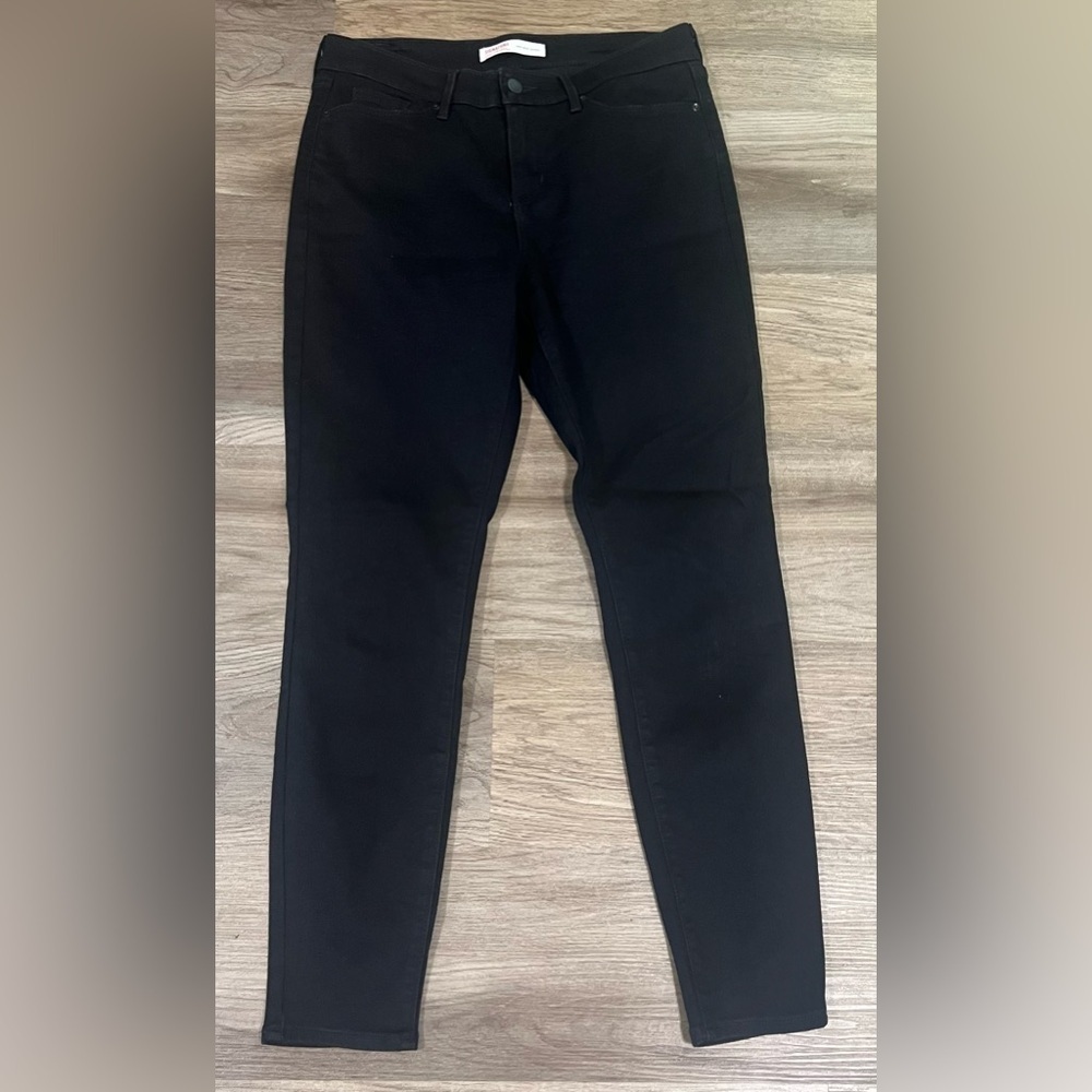 Women's Black Signature by Levi Strauss Mid-Rise Skinny Jeans